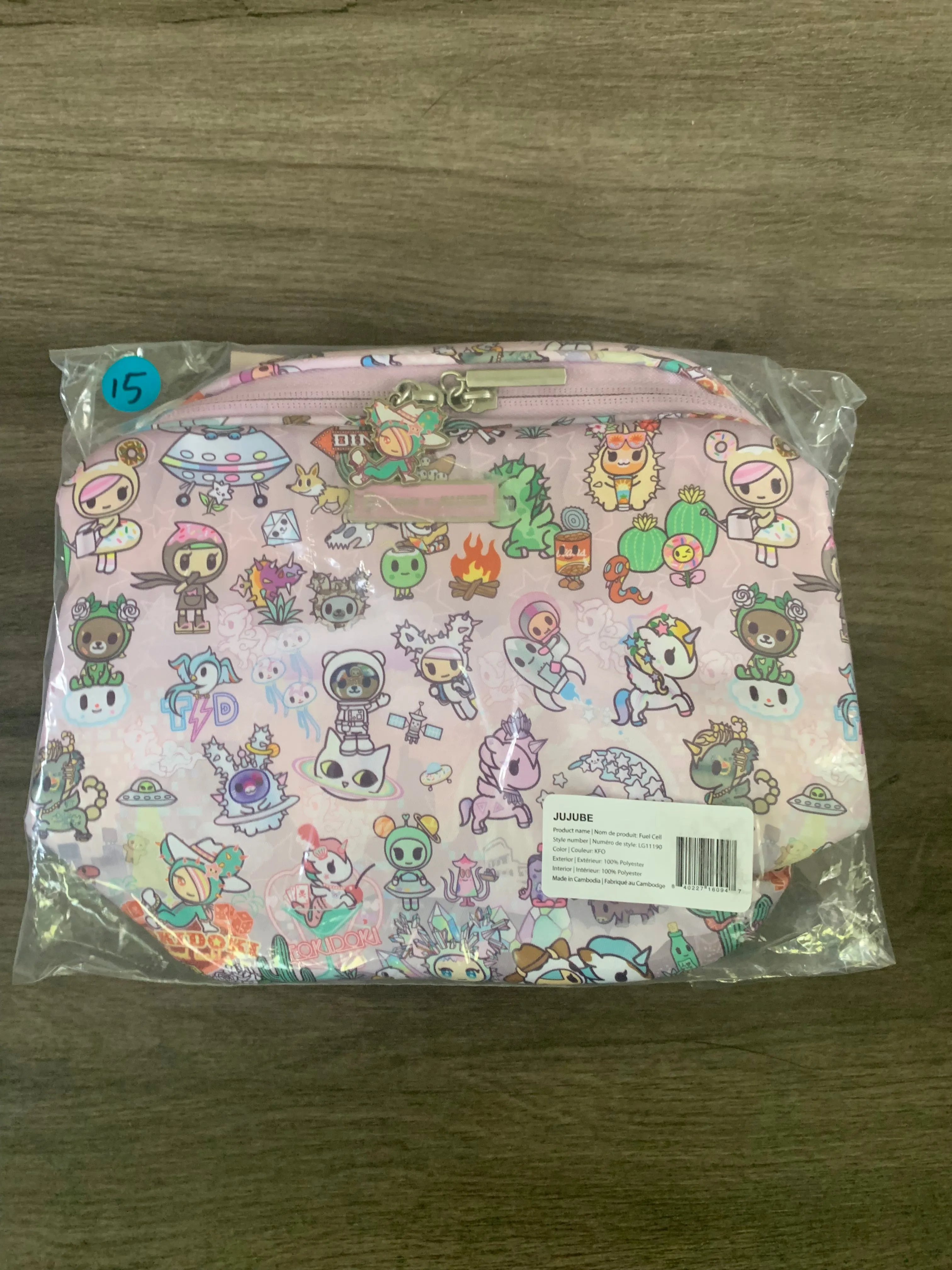 Jujube x Toki Doki  Insulated Lunch Bag Fuel Cell in Cosmic Desert