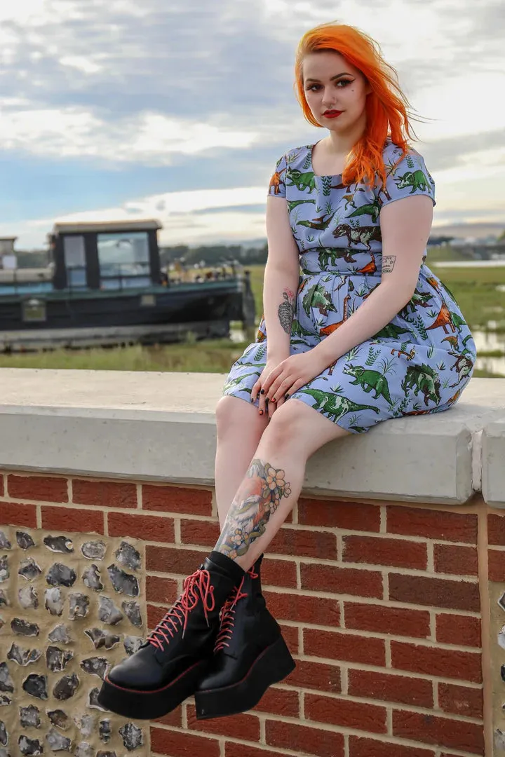 Jurassic Adventure Dinosaur Tea Party Dress