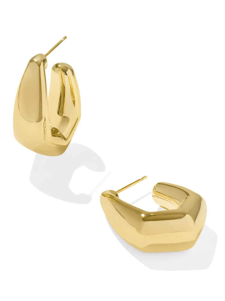 Kendra Scott Kaia Small Hoop - Gold