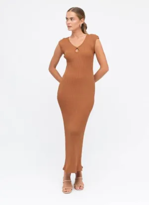 Keyhole Midi Dress