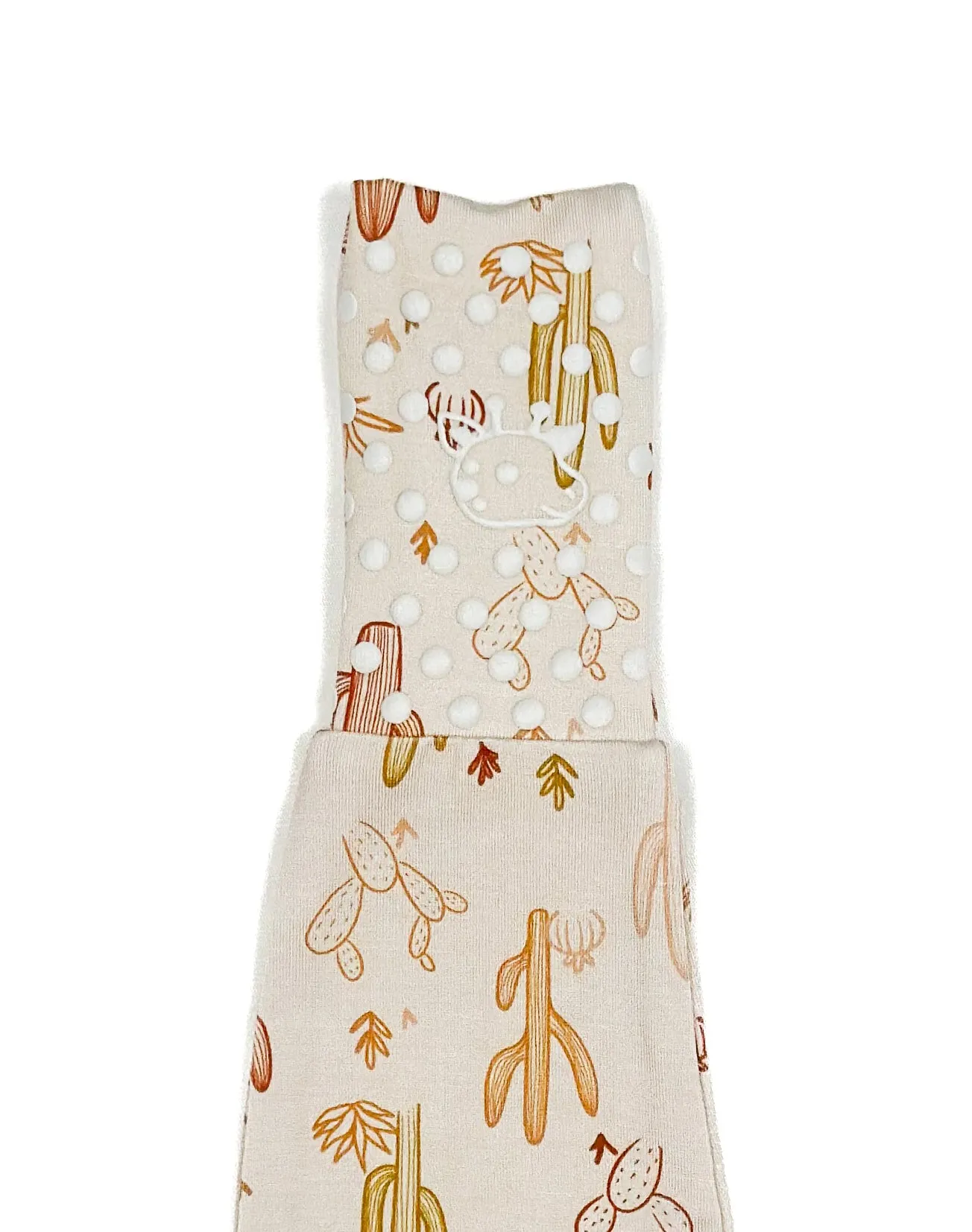 Knee-Grip Boho Cacti Convertible Footie