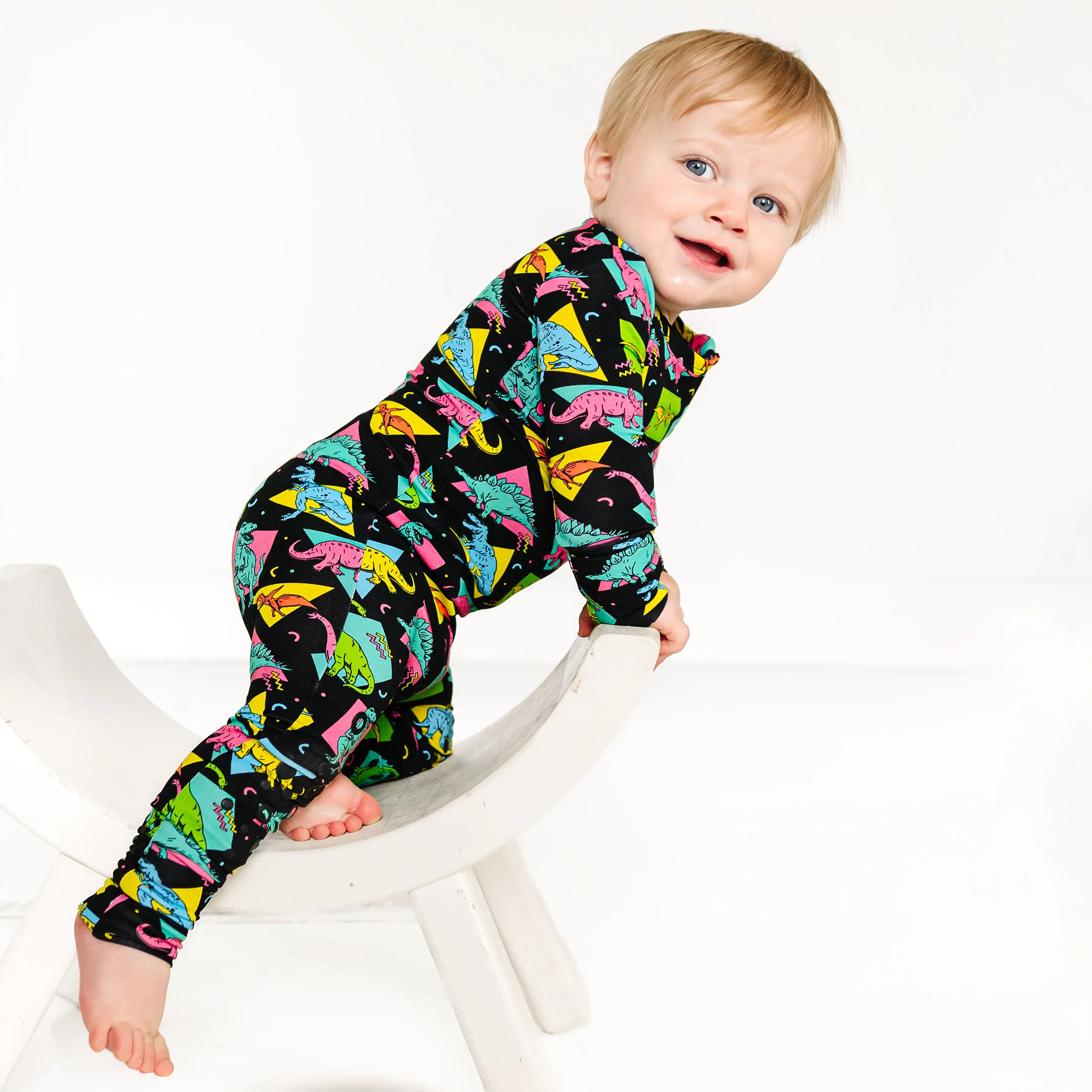 Knee-Grip Jurassic Jam Convertible Footie