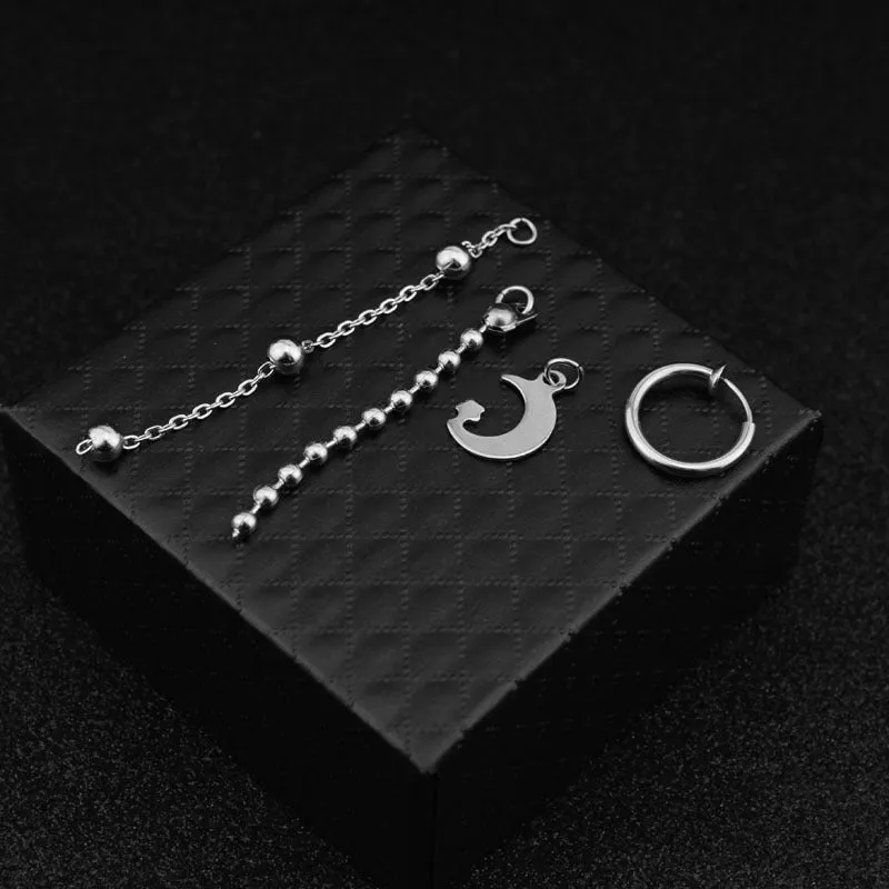 Kpop style Stainless Steel Earrings