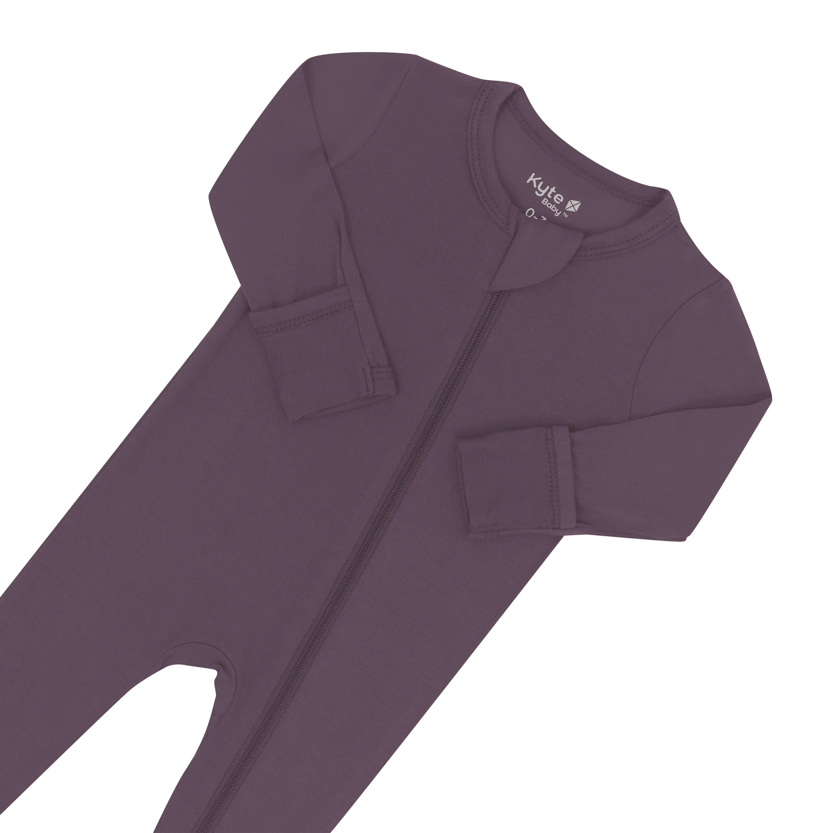 Kyte Baby - Zippered Footie - Currant