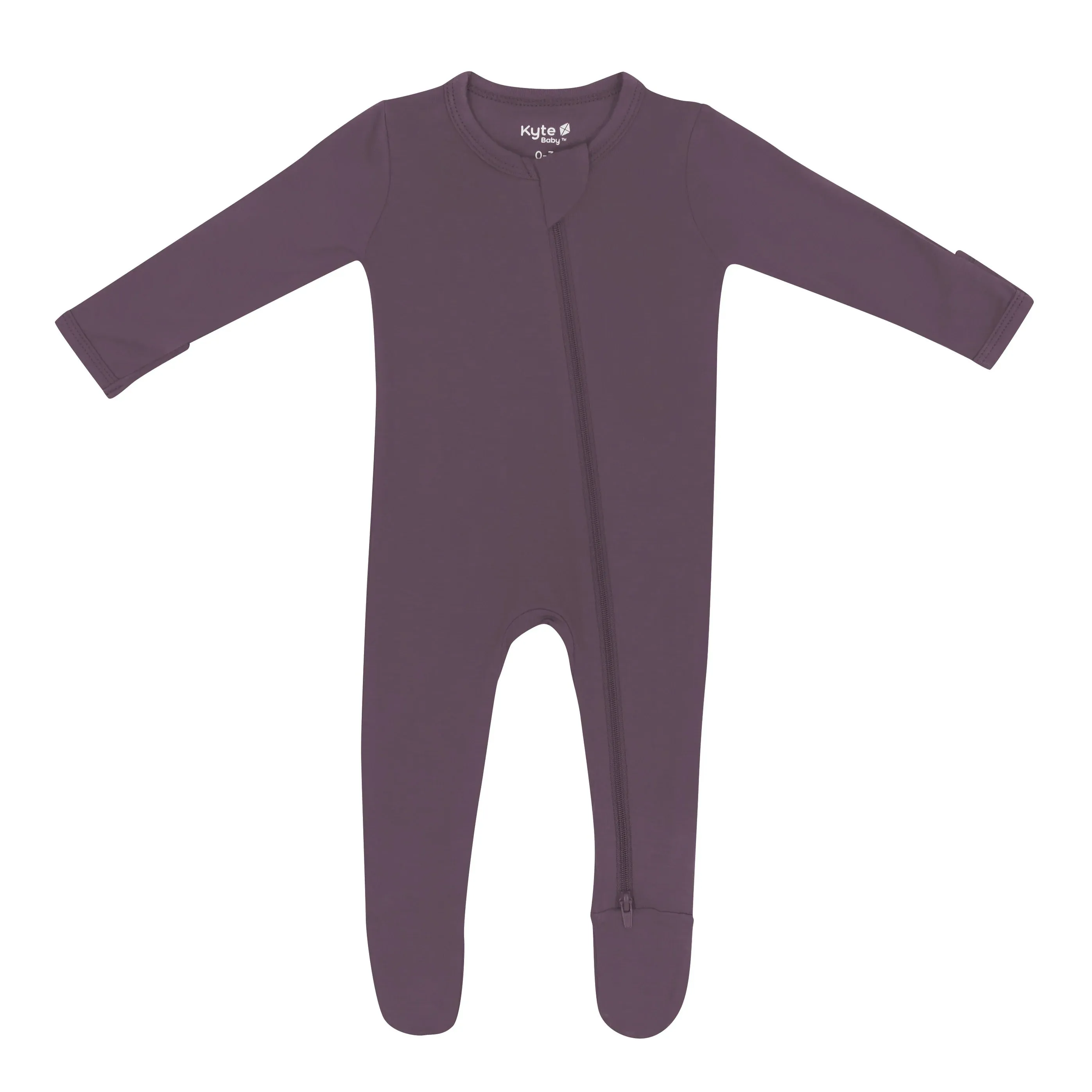 Kyte Baby - Zippered Footie - Currant