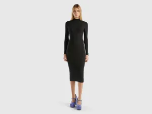 Ladies Calf Length Bodycon Dress