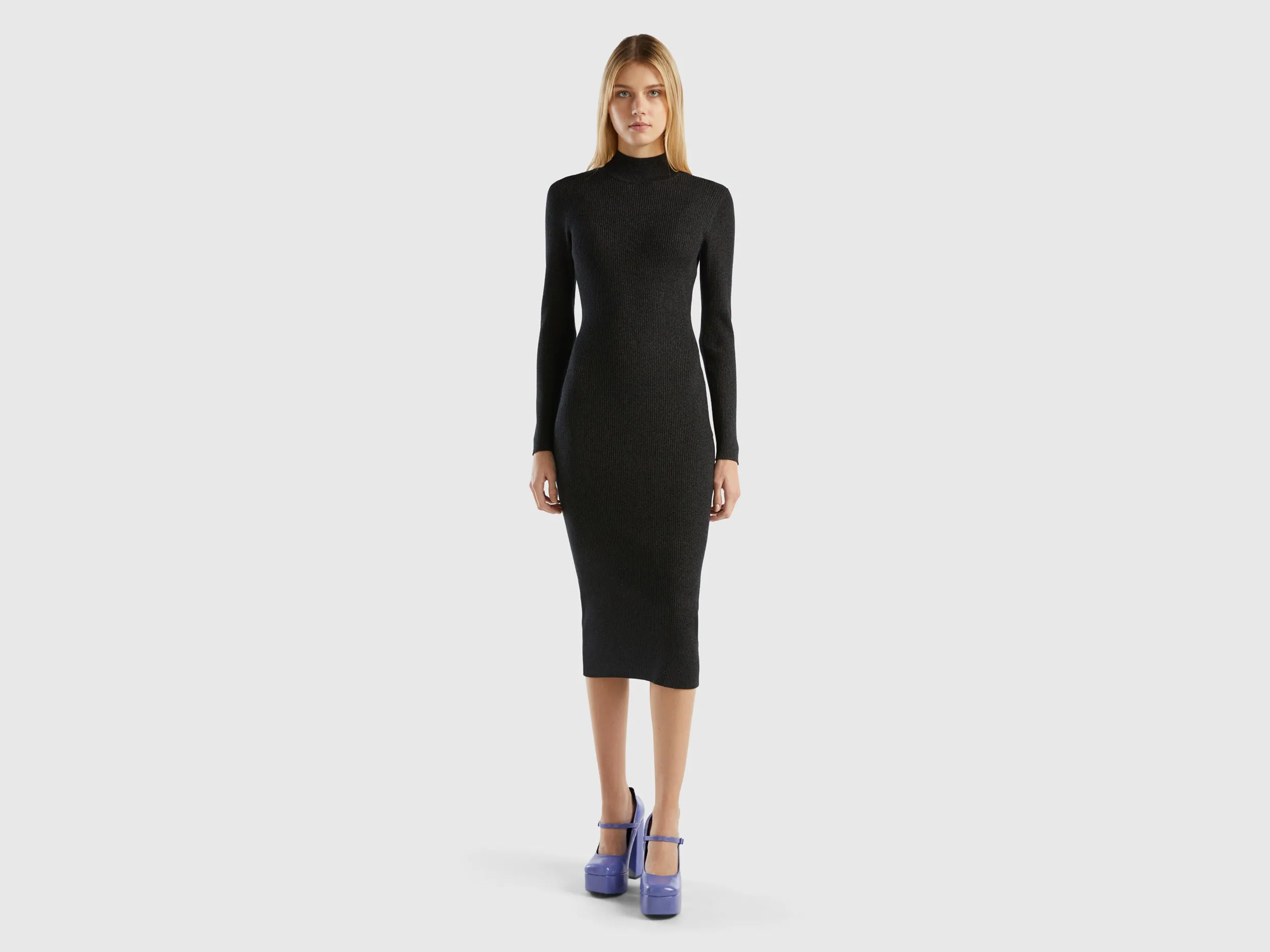 Ladies Calf Length Bodycon Dress