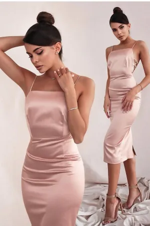 Ladies Short Prom Gowns with Square Neck
