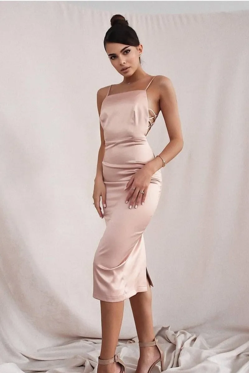 Ladies Short Prom Gowns with Square Neck