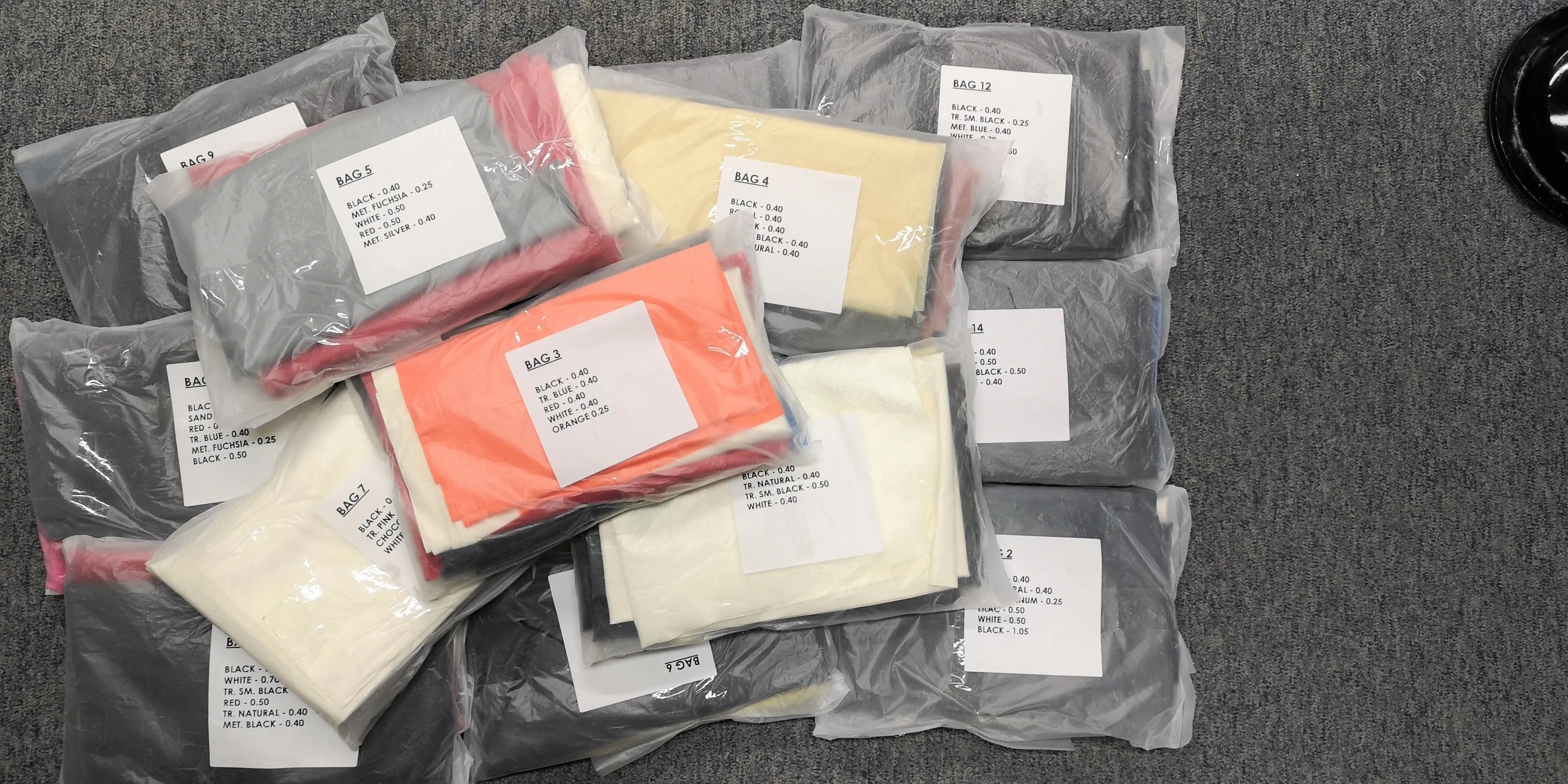 latex sheeting bag number 7 (1Kg)