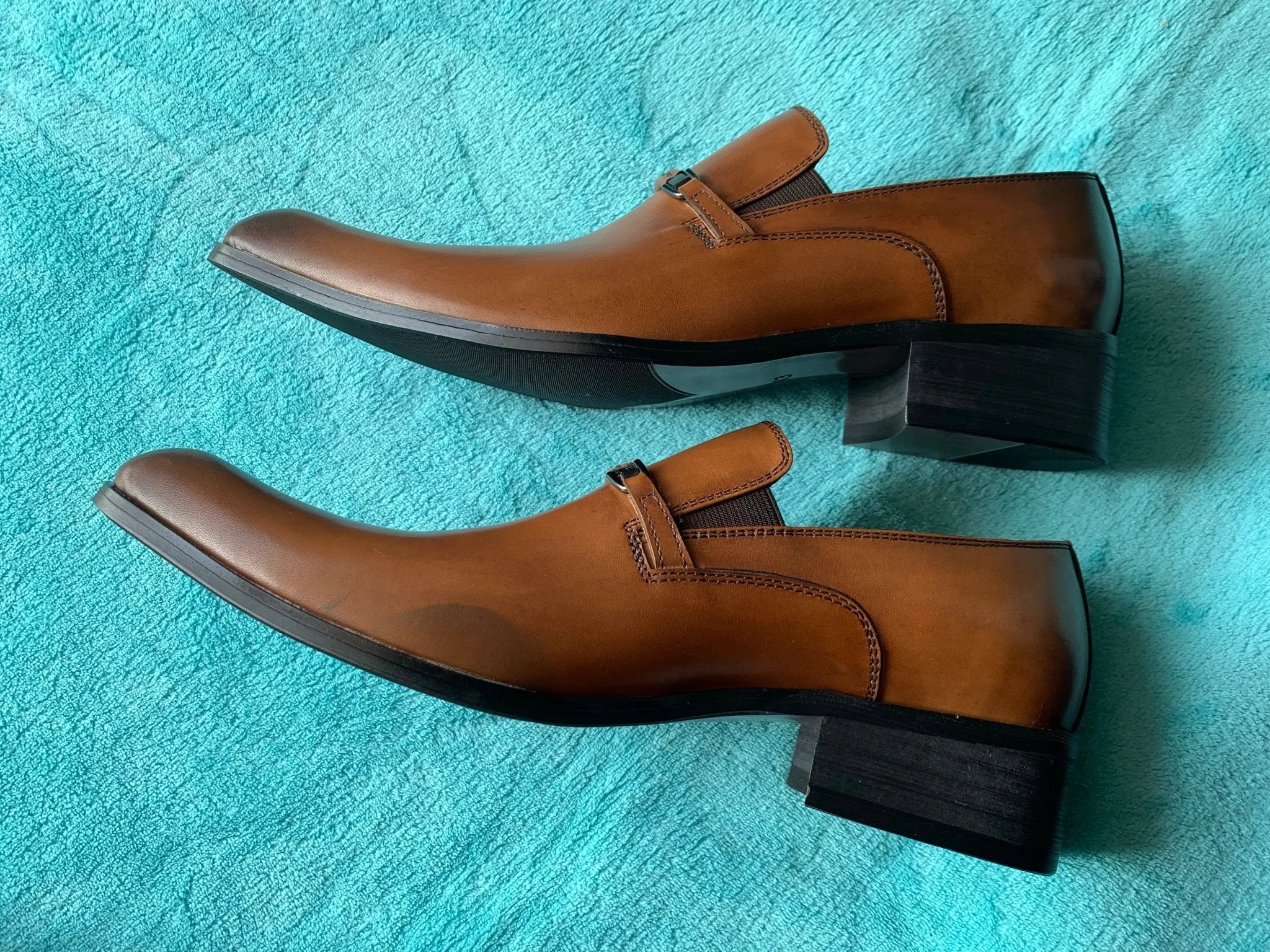Leather Moccasin Formal Male Pointed Toe Shoes