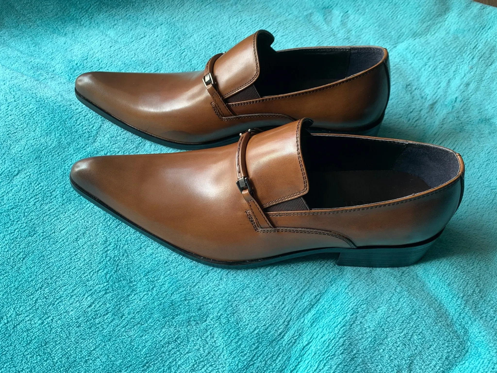 Leather Moccasin Formal Male Pointed Toe Shoes