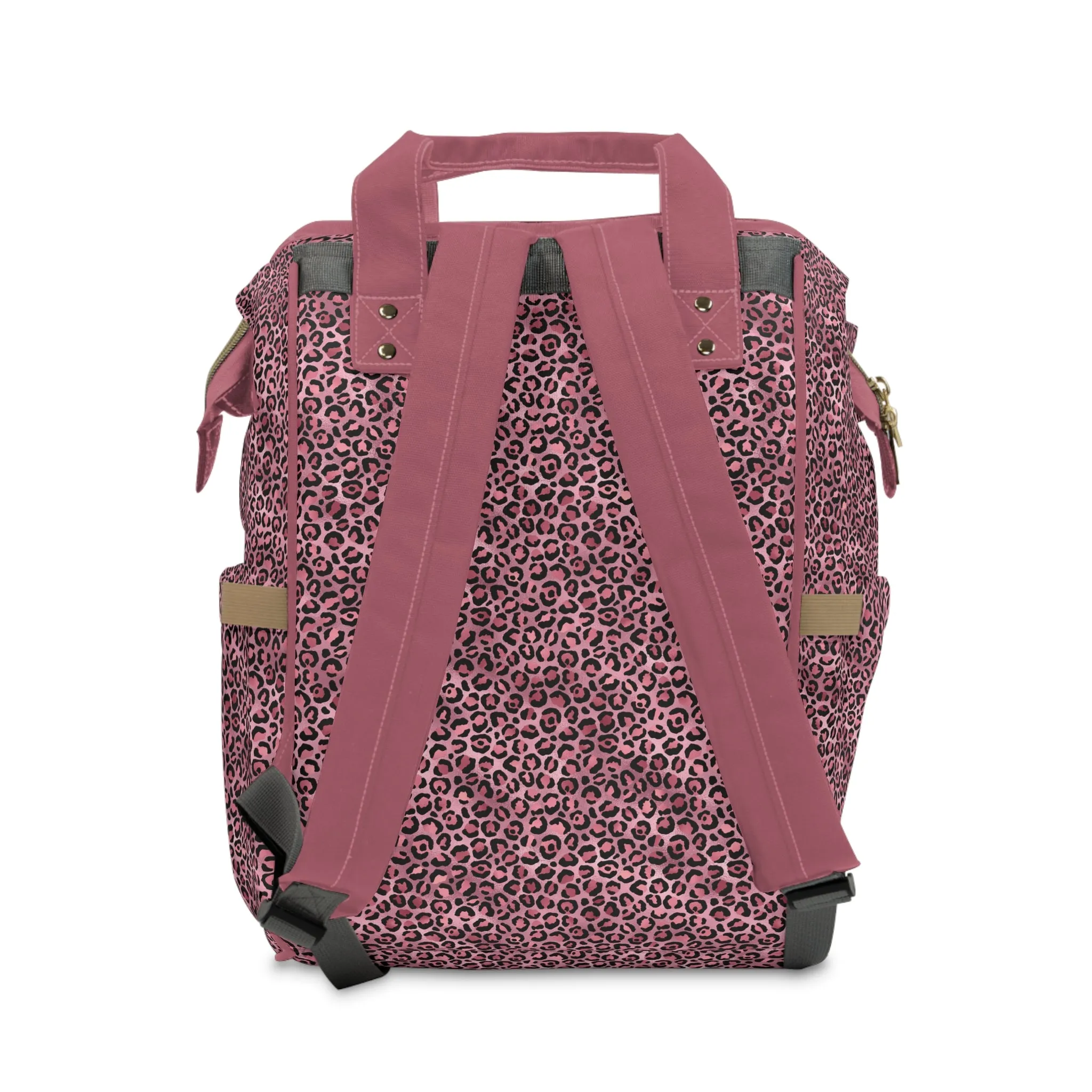 Leopard Print Diaper Backpack - Bold & Stylish Baby Bag with Trendy Leopard Patterns, Perfect for Adventurous Parents
