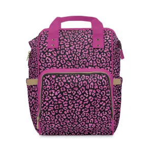 Leopard Print Diaper Backpack - Bold & Stylish Baby Bag with Trendy Leopard Patterns, Perfect for Adventurous Parents