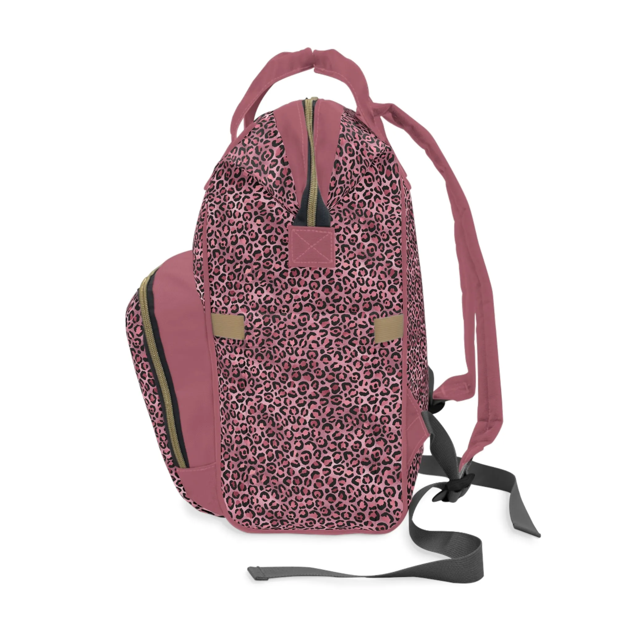 Leopard Print Diaper Backpack - Bold & Stylish Baby Bag with Trendy Leopard Patterns, Perfect for Adventurous Parents