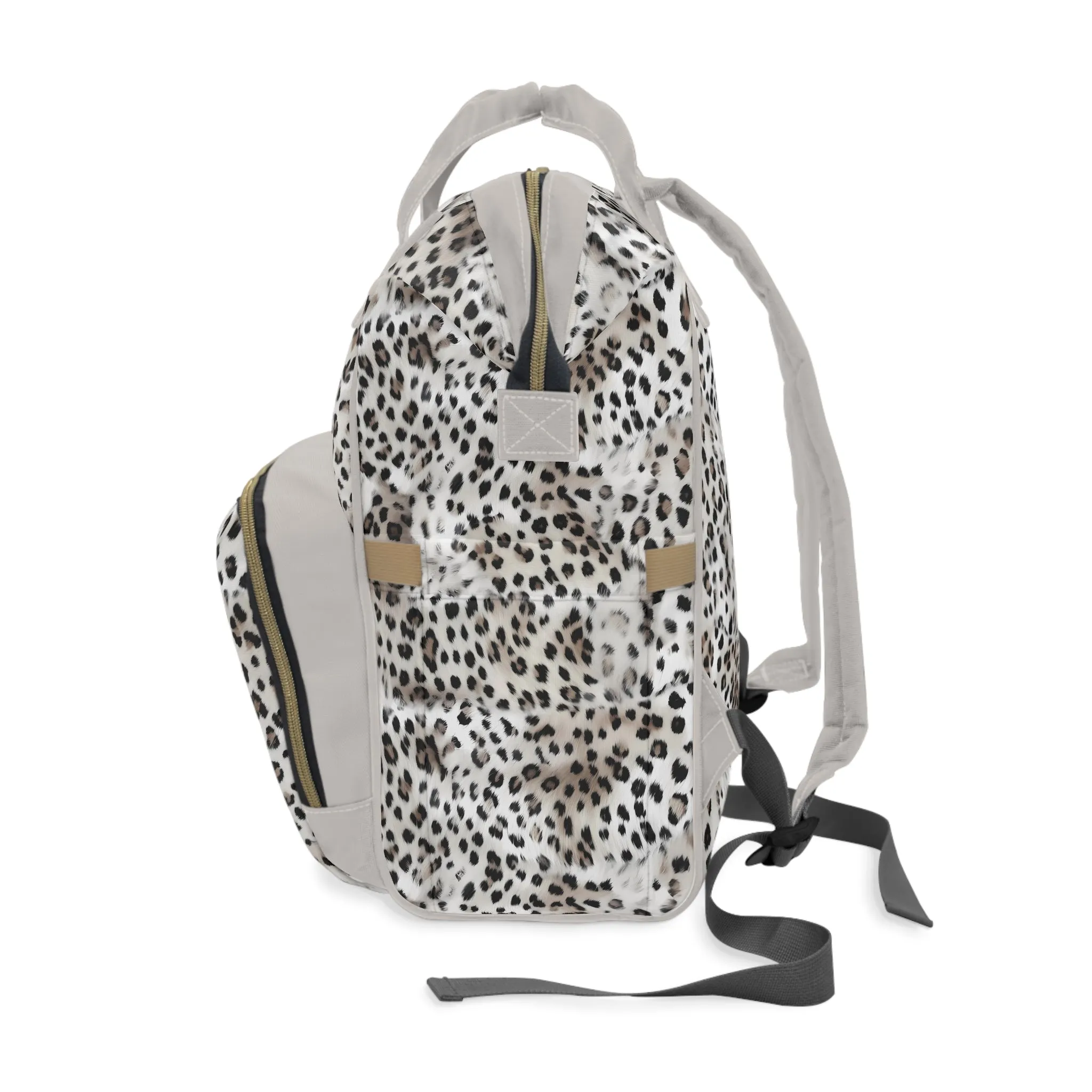 Leopard Print Diaper Backpack - Bold & Stylish Baby Bag with Trendy Leopard Patterns, Perfect for Adventurous Parents