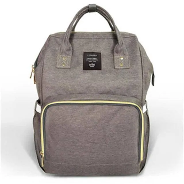 LEQUEEN Diaper Bag Large Capacity Baby Travel Backpack