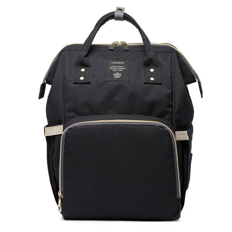 LEQUEEN Diaper Bag Large Capacity Baby Travel Backpack