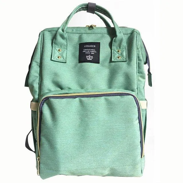 LEQUEEN Diaper Bag Large Capacity Baby Travel Backpack