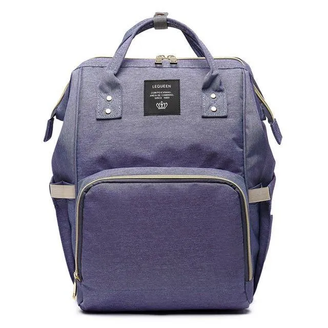 LEQUEEN Diaper Bag Large Capacity Baby Travel Backpack