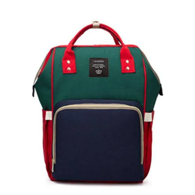LEQUEEN Diaper Bag Large Capacity Baby Travel Backpack