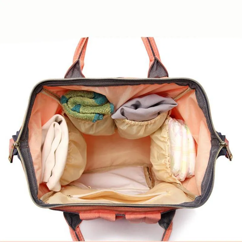 LEQUEEN Diaper Bag Large Capacity Baby Travel Backpack