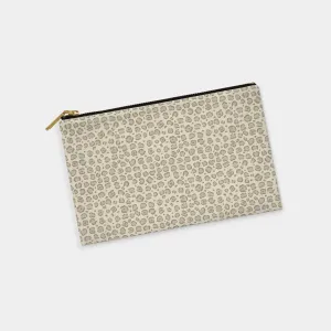 Light Leopard Print Personalized Zipper Pouch