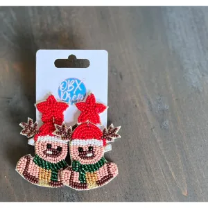 Little Reindeer Seed Beaded Christmas