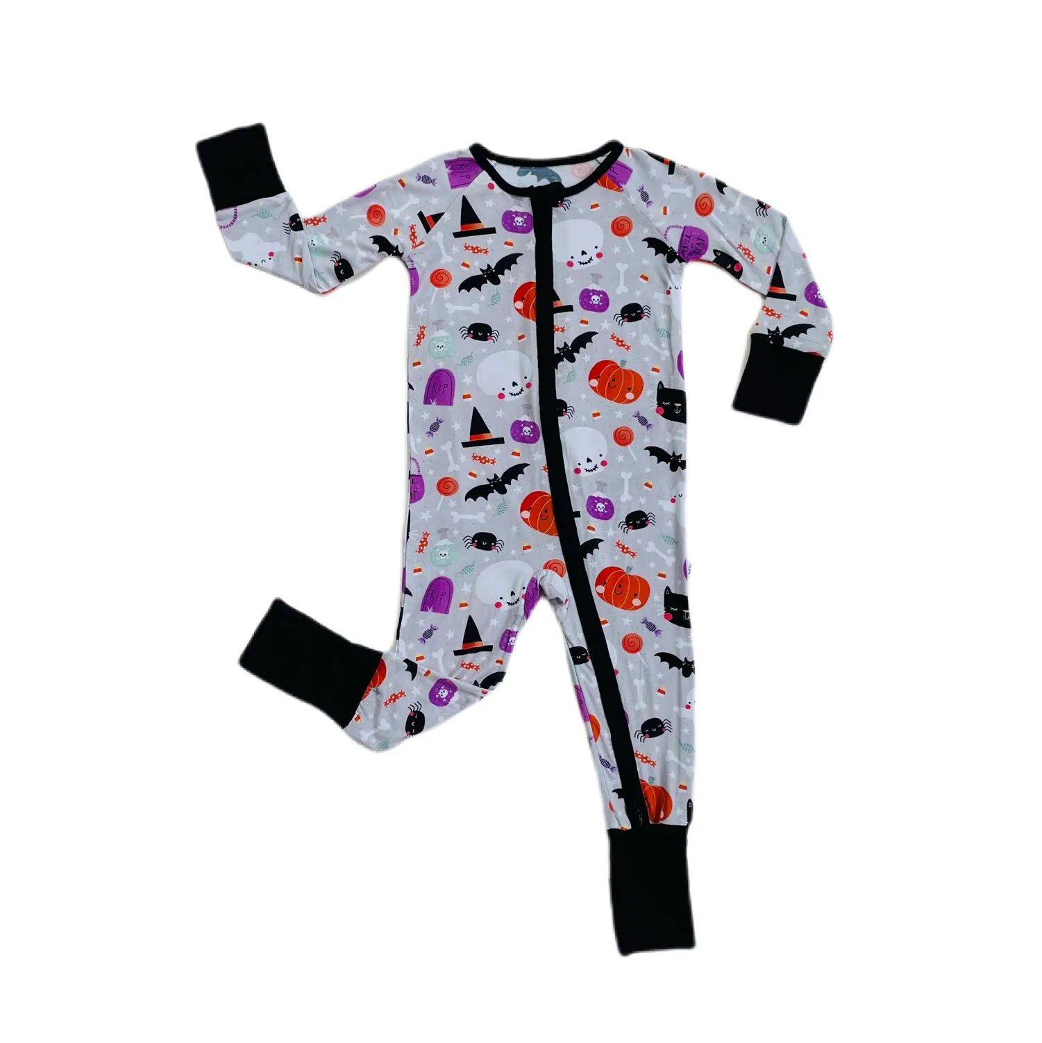 Little Sleepies Trick or Treat Convertible Romper/Sleeper