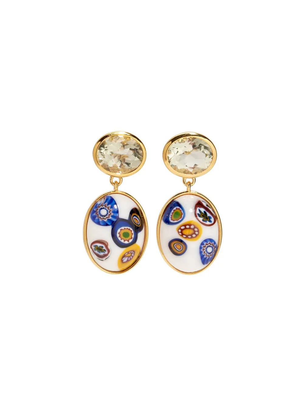 Lizzie Fortunato Murano Muse Earrings in Dawn in Multi
