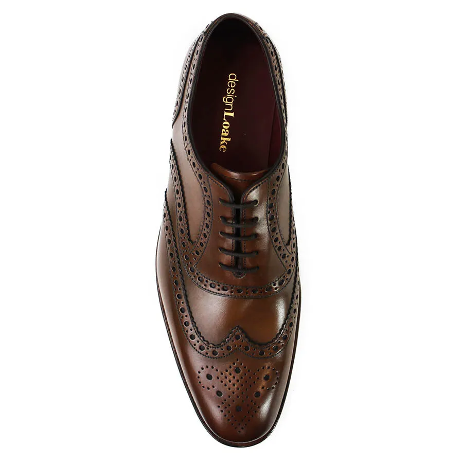 Loake - Kerridge Oxford Brogues in Cedar