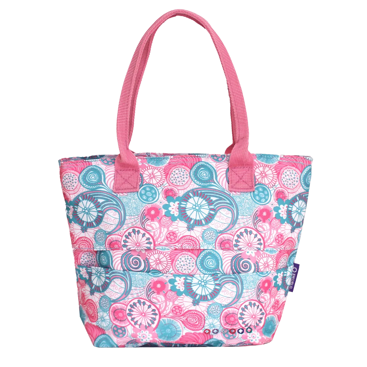 Lola Insulated Lunch Tote Bag in Blue Raspberry