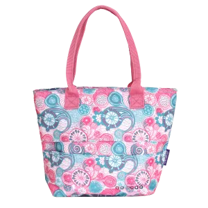 Lola Insulated Lunch Tote Bag in Blue Raspberry