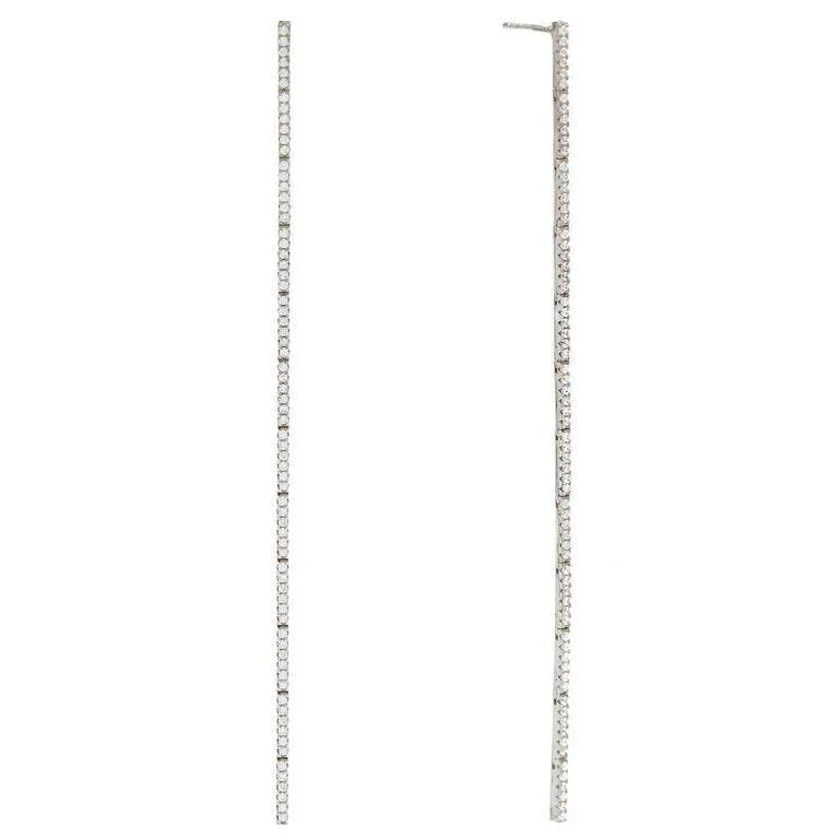 Long Drop Stud Earring