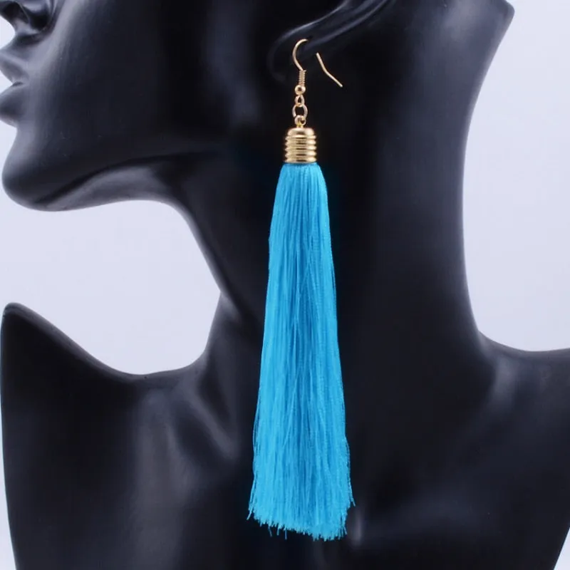 Long Tassel Earrings