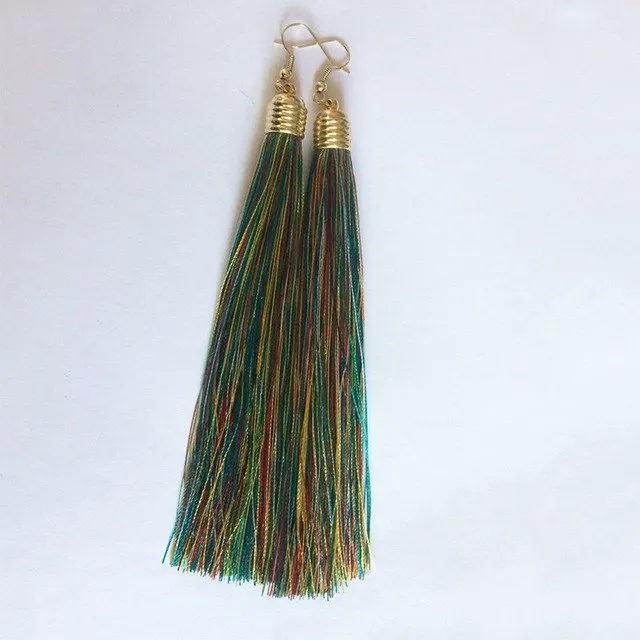Long Tassel Earrings
