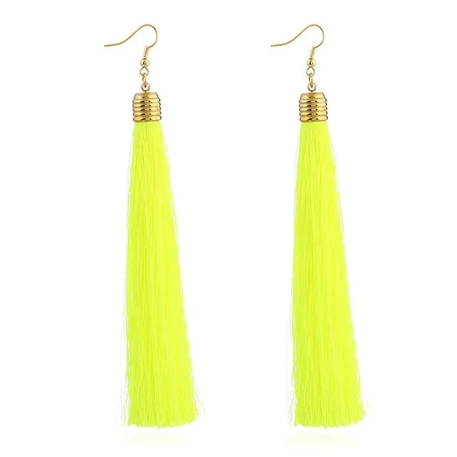 Long Tassel Earrings