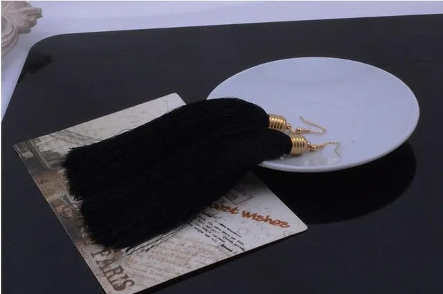 Long Tassel Earrings