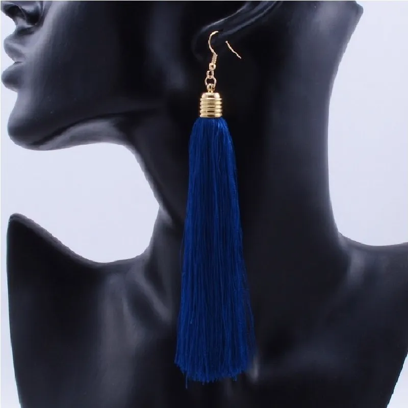 Long Tassel Earrings