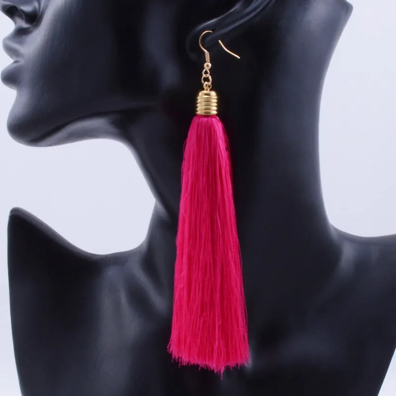 Long Tassel Earrings