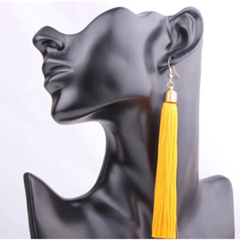 Long Tassel Earrings