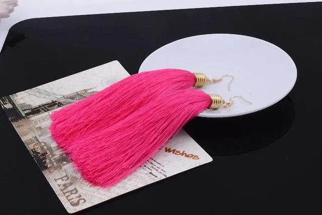 Long Tassel Earrings