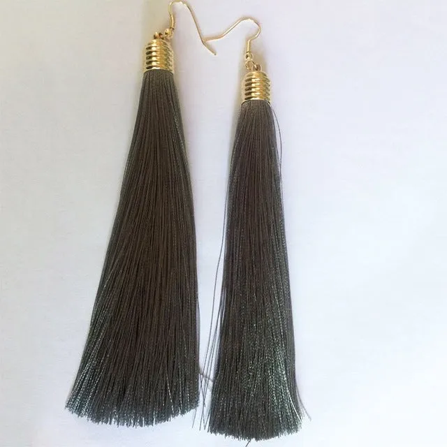 Long Tassel Earrings