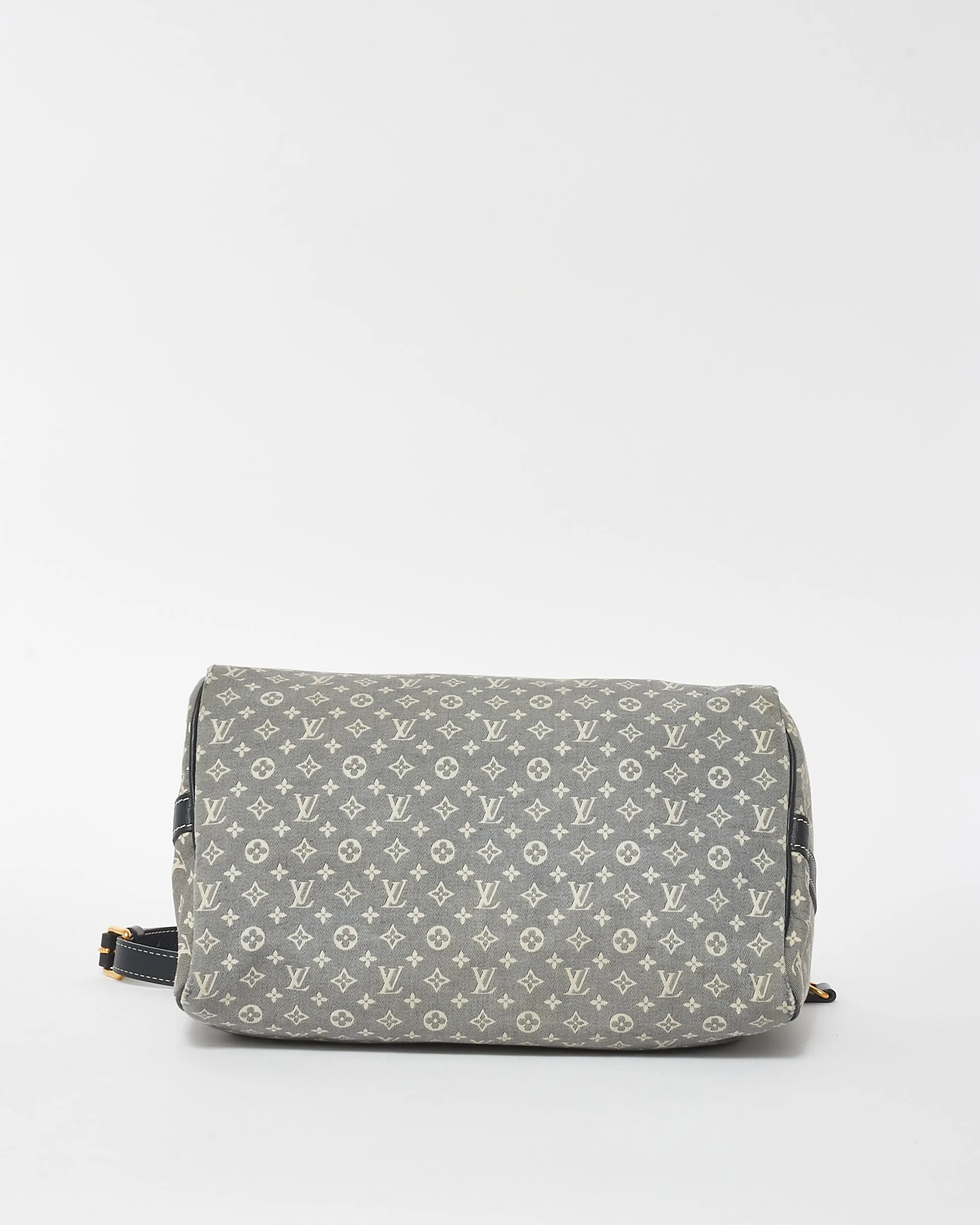 Louis Vuitton Blue Monogram Canvas Mini Lin Speedy 30 Bandoulière Bag