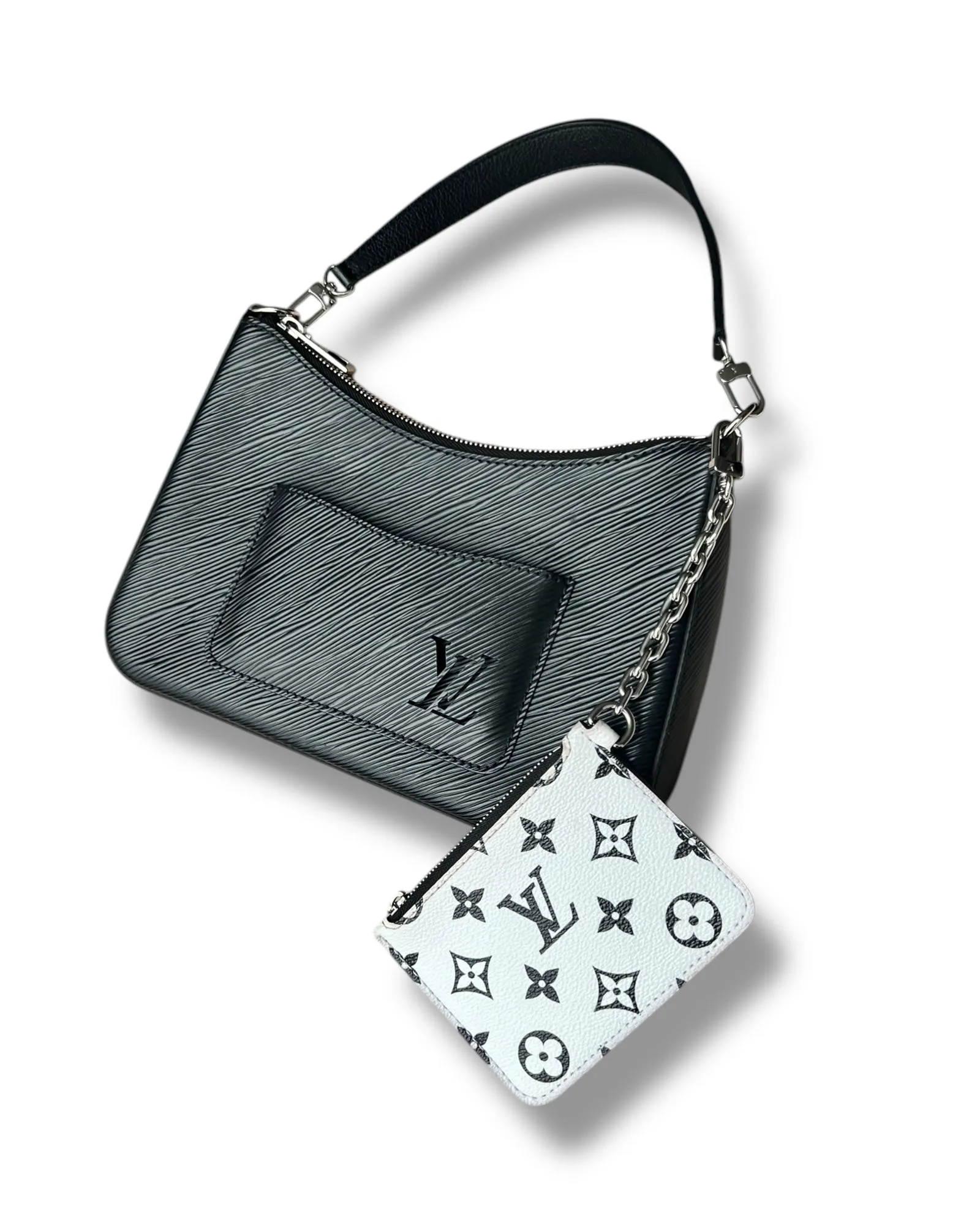 Louis Vuitton Marelle Bag in Black - Preloved
