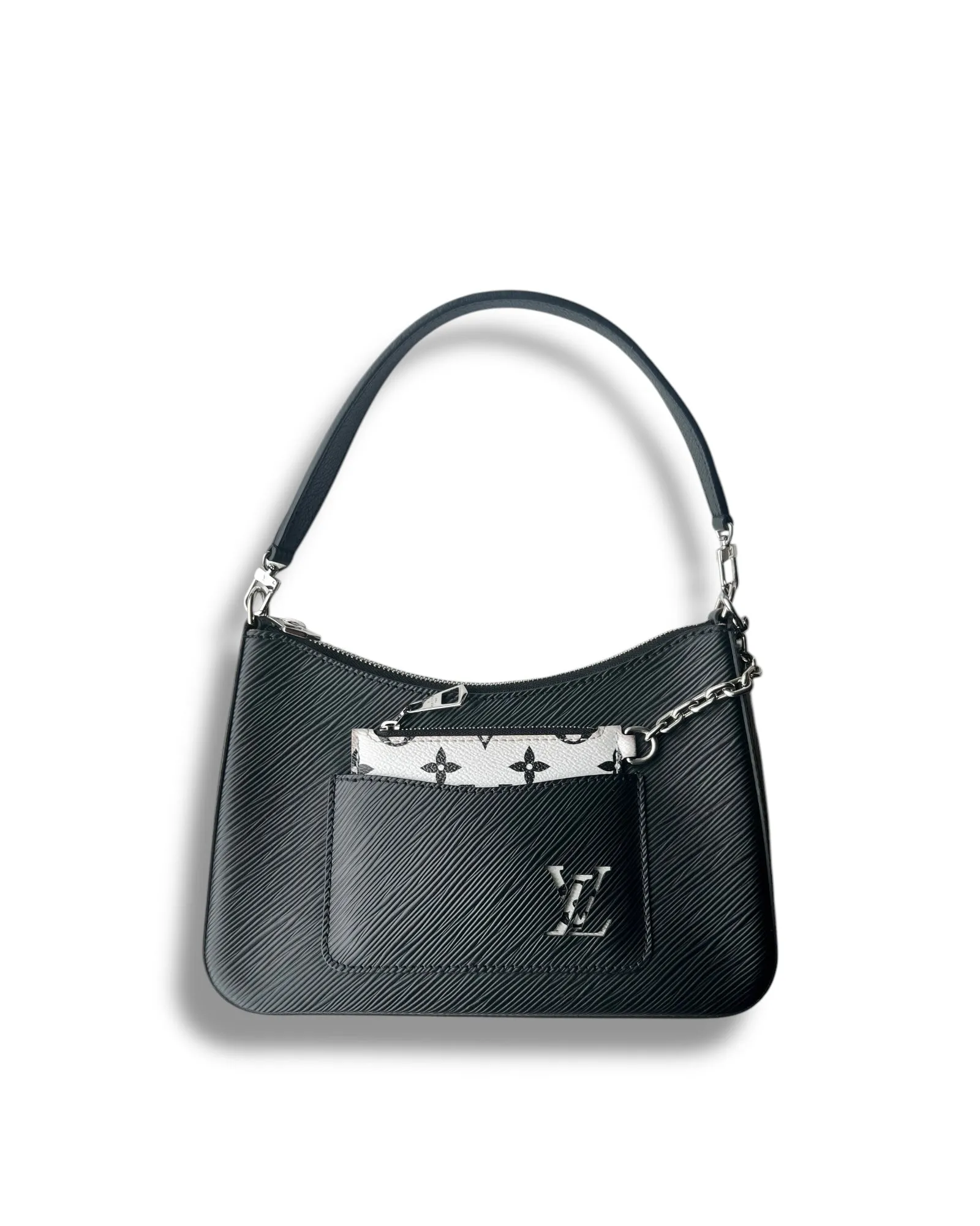 Louis Vuitton Marelle Bag in Black - Preloved