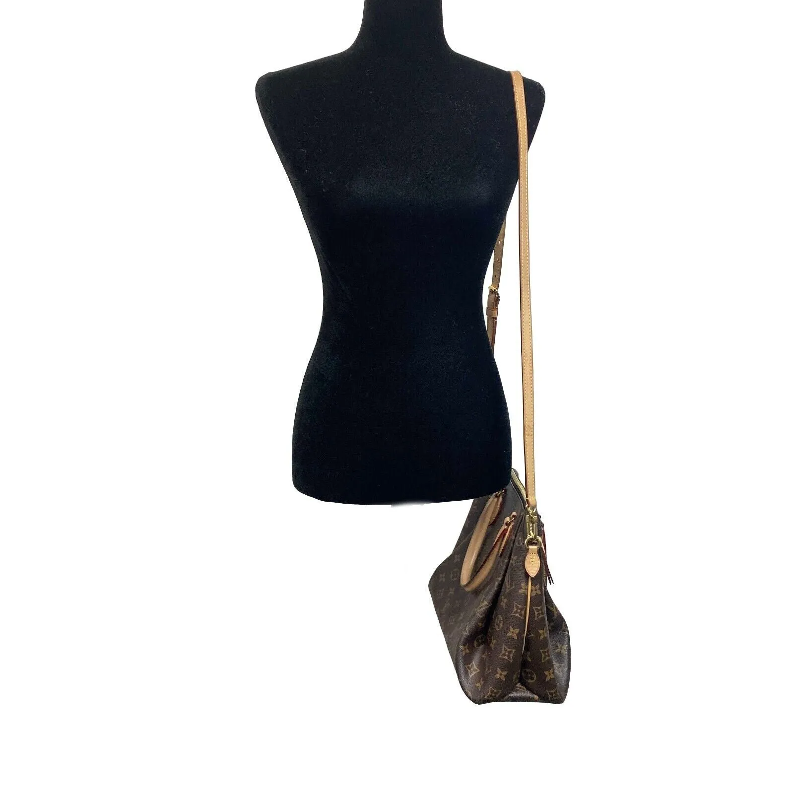 Louis Vuitton - Rivoli MM - Brown Monogram - Top Handle w/ Shoulder Strap