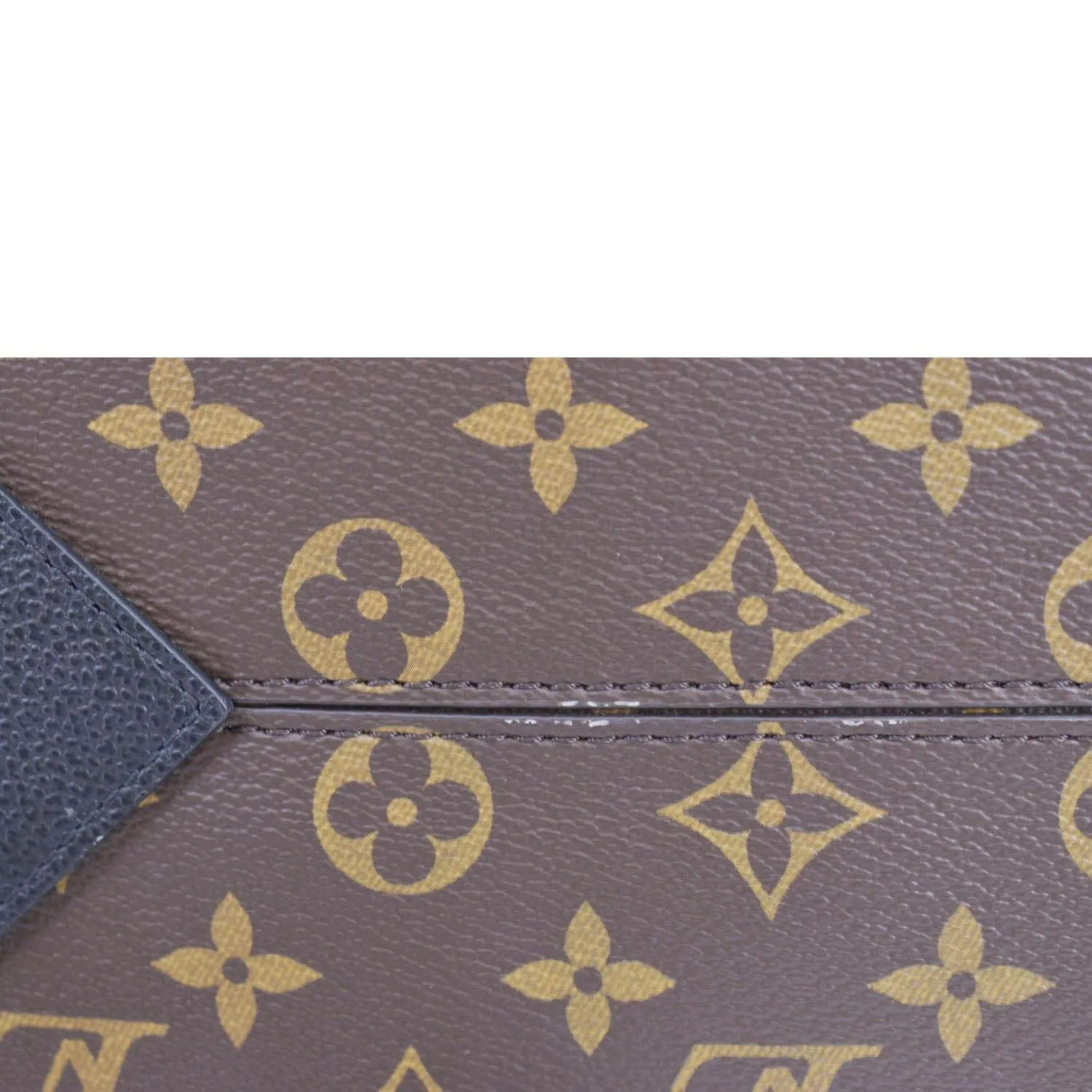 LOUIS VUITTON Vendome MM Monogram Canvas Shoulder Bag Black