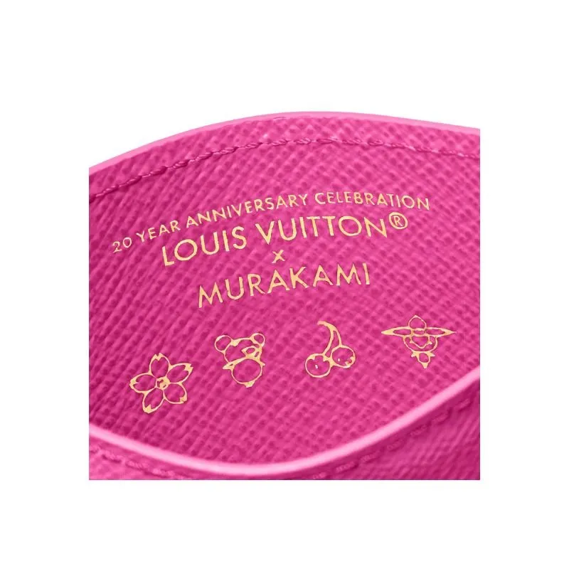 Louis Vuitton x Takashi Murakami Card Holder White Multicolored