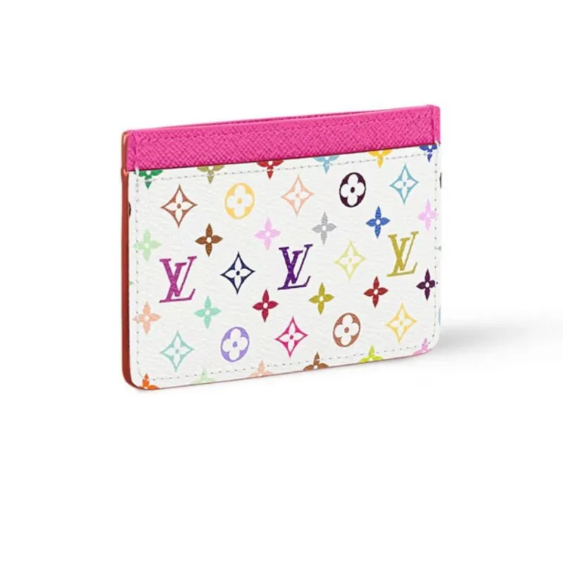 Louis Vuitton x Takashi Murakami Card Holder White Multicolored